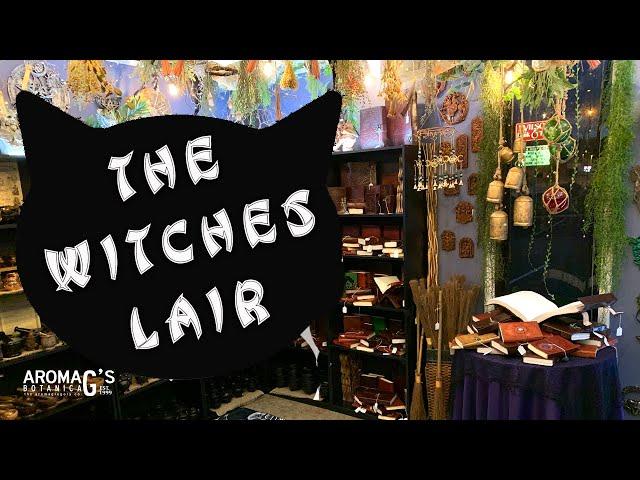 Witches Lair at aromaG's Botanica - new witchcraft room opens in our Nashville store