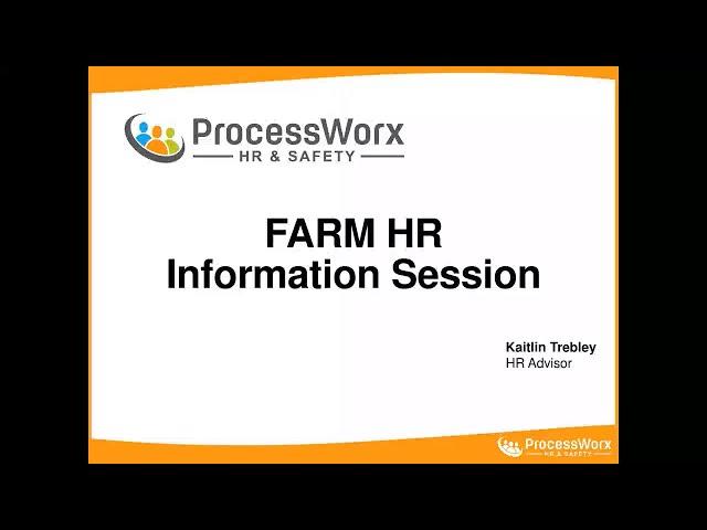 ProcessWorx Human Resources - Information for Farms - Employment Contracts in Australia