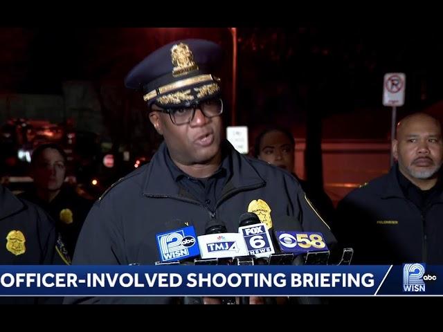 Milwaukee officer-involved shooting briefing