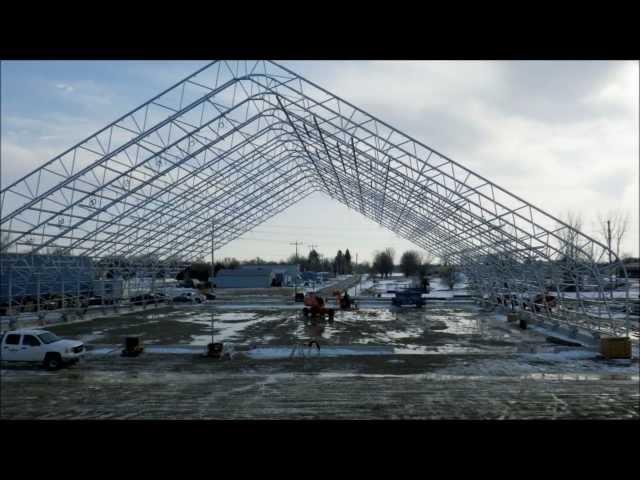 Construction of the BRITESPAN Building Systems Manufacturing Facility in Wingham, Ontario, Canada
