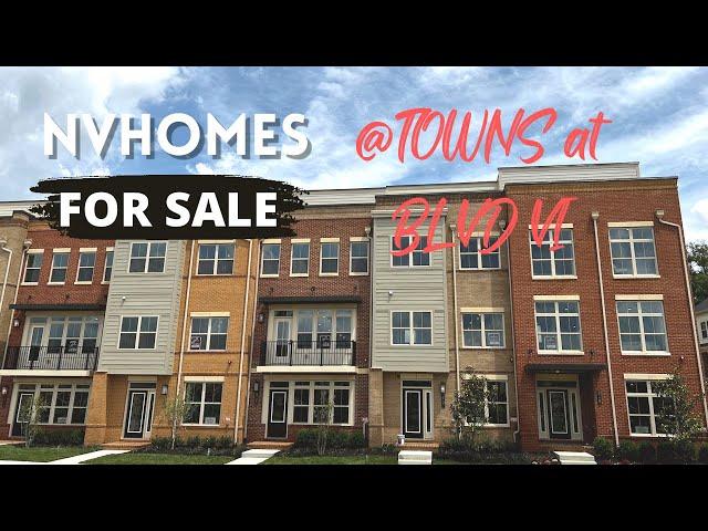 STUNNING | Johnston Grand Urban 4-Level Model Home | NVHomes | Towns at Blvd VI | Fairfax, VA