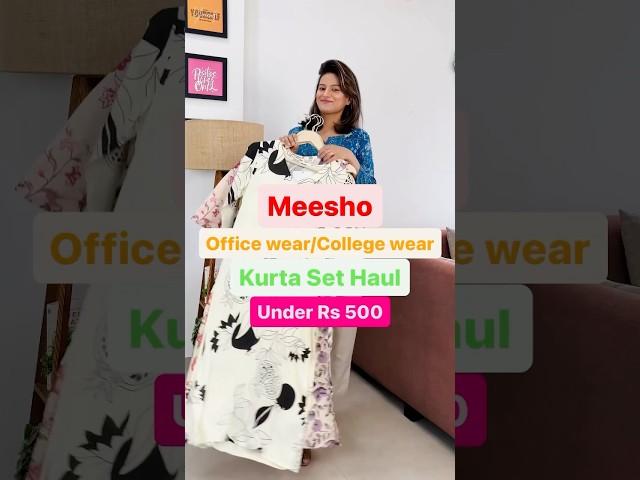 Meesho Kurti Set l Latest Meesho Haul l Meesho Kurti #meesho #kurti #kurtaset #shorts #viral #haul