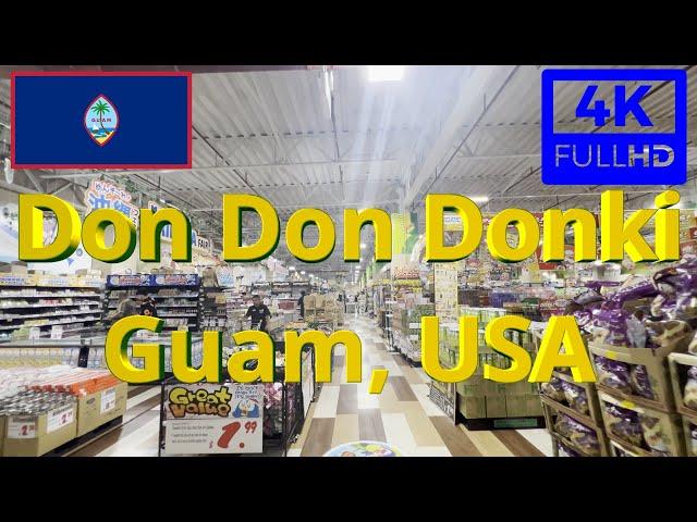 Don Don Donki Guam Walking Tour 2024 | Shopping In Paradise | Donki Virtual Walking Tour | 4K 60fps