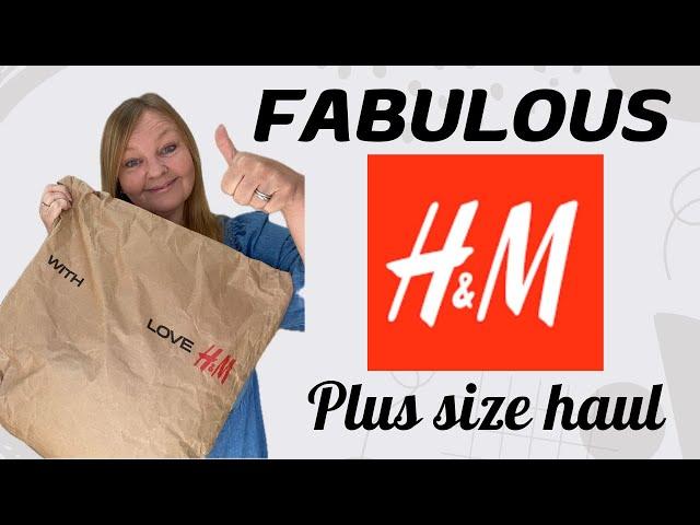 H & M ️ Beautiful affordable, quality plus size summer fashion for over 50's ️ #over50 #bigbelly