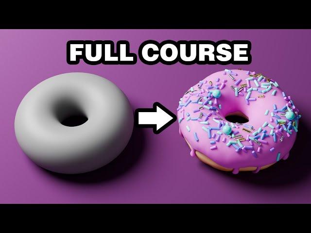 Beginner Blender 4.0 Tutorial - Full Course