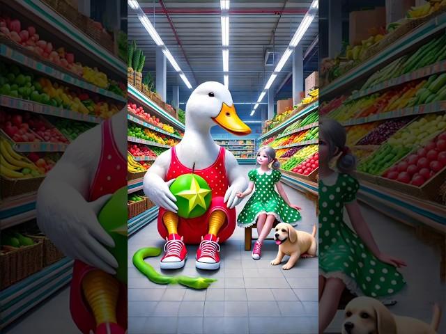 ️ Evolution of Duck: Big duck and Cute baby in shopping mall  76 #cat #cute #love #shorts