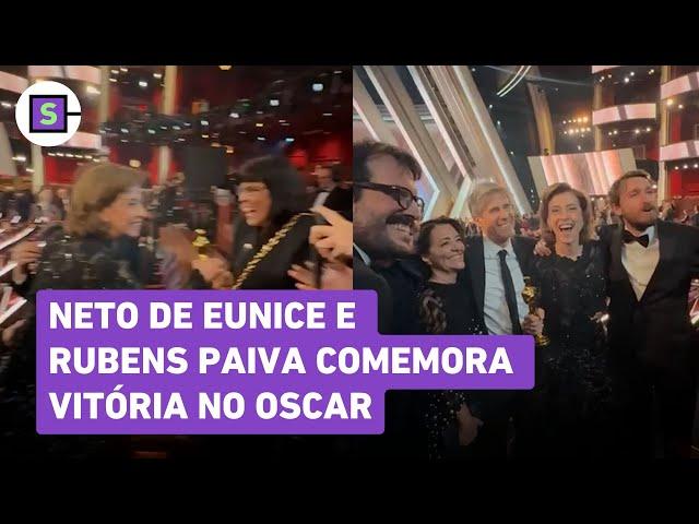 'Ainda Estou Aqui' leva Oscar: Neto de Eunice e Rubens Paiva comemora vitória no Oscar; veja vídeo