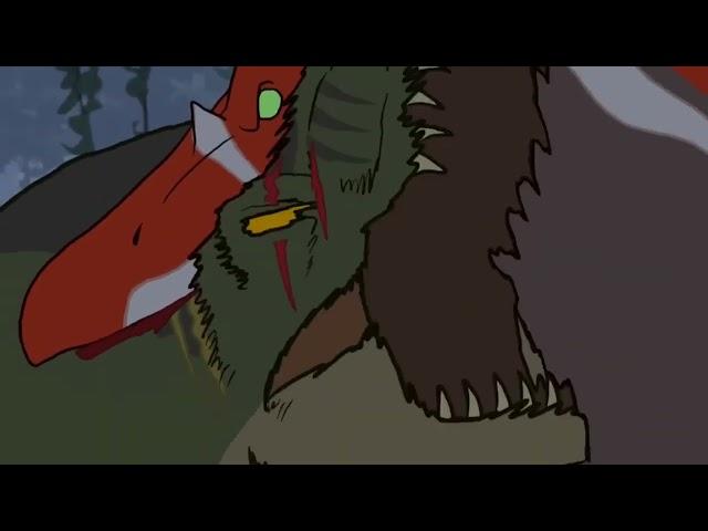 Blue seal production'sT rex vs Spinosaurus(resounded)