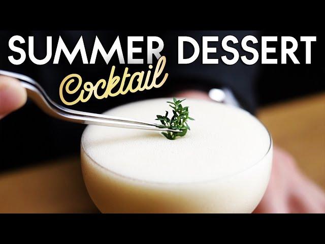 Cocktail With a Zero Waste Homemade Sorbet