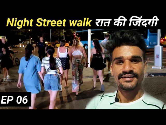 Night Street Walk in Tirana Albania / रात को तो नजारा ही अलग है यहाँ तो Night life Tirana Albania