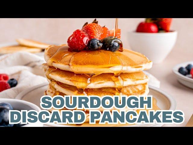 Easy Sourdough Discard Pancakes Recipe - Broken Oven Baking