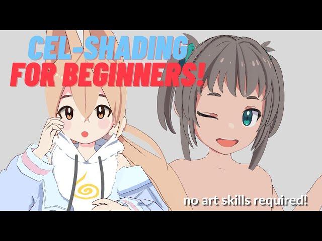 cel-shading in vroid for beginners!