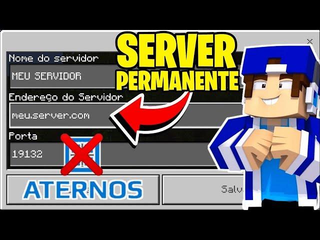 Como criar servidor permanente FÁCIL pro Minecraft PE 1.21!! (Sem Aternos)