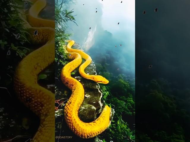AI Reveals the World of Snakes: Giant Snake in Nature | #Shortsvideo 2025 Nature Exploitation lovely