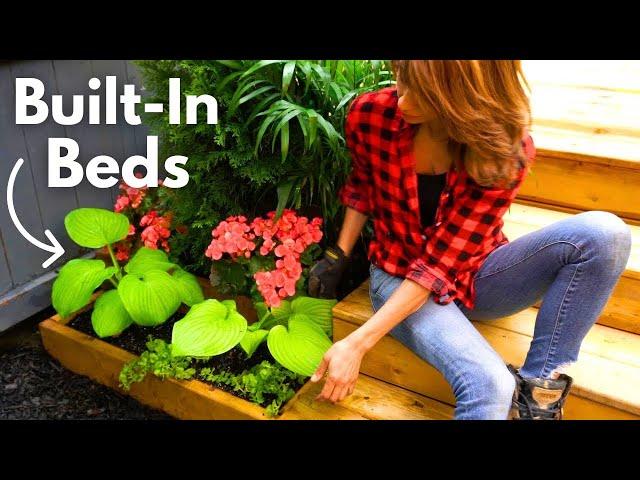 Upgrade Your Deck With Deck Stair Garden Beds | Planter Boxes