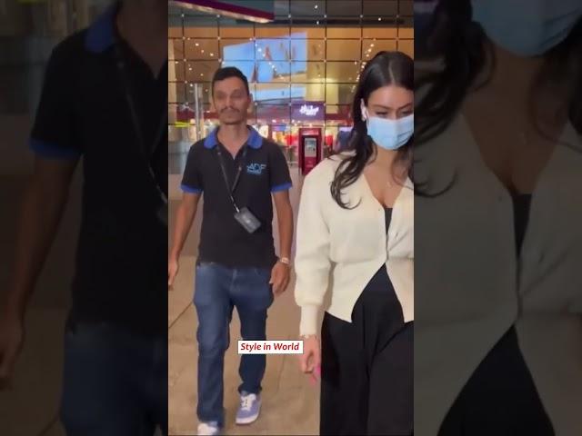 Nysa Devgan Spotted at Airport #shorts
