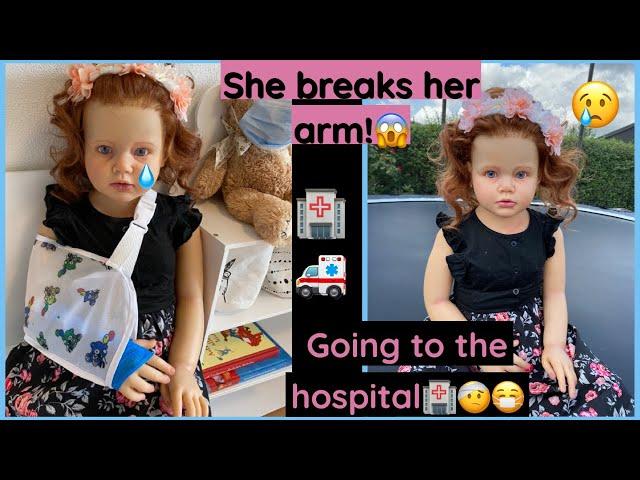 Reborn Child Elina BREAKS Her Arm!