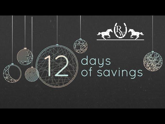 Riding Warehouse 12 Days of Savings