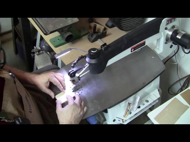 Dovetail joints on the scroll saw. The easy method.