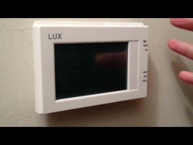 Installing LUX TX9600TS thermostat