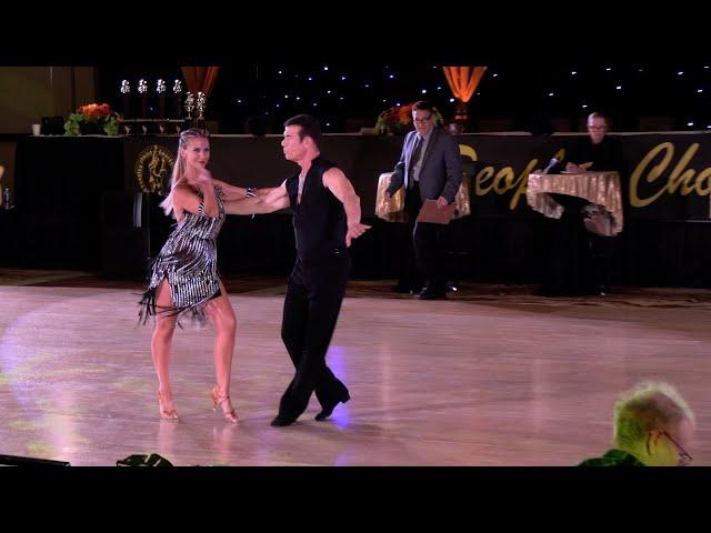 People's Choice 2025 Rhythm Championship Sarah Mollison and Nick Losole performing the Swing.