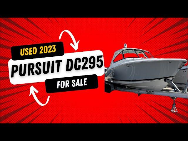 2023 Pursuit DC 295 Used Dual Console Offshore Fishing Boat for Sale Jacksonville Florida