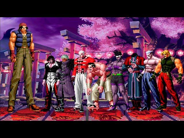 [KOF Mugen] Ralf-15 vs Super KOF Bosses Team