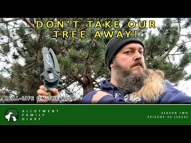 Saving Our Ancient Allotment Tree | Gardening Vlog