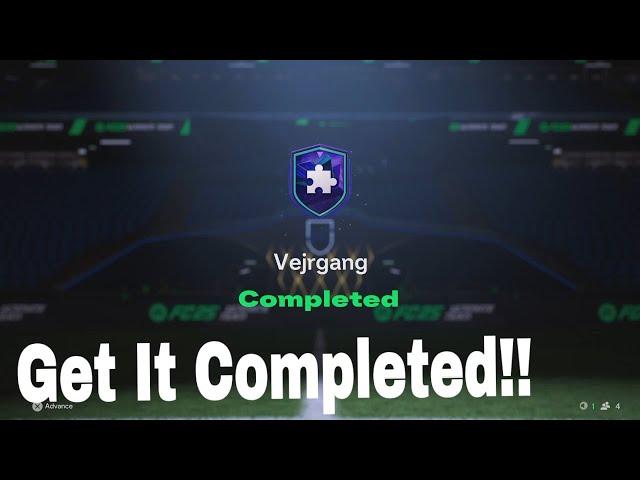 Get Vejrgang Completed! FC 25 Ultimate Team!!