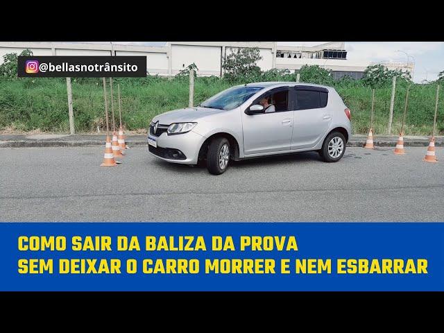 COMO SAIR DA BALIZA DA PROVA SEM DEIXAR O CARRO MORRER E NEM ESBARRAR