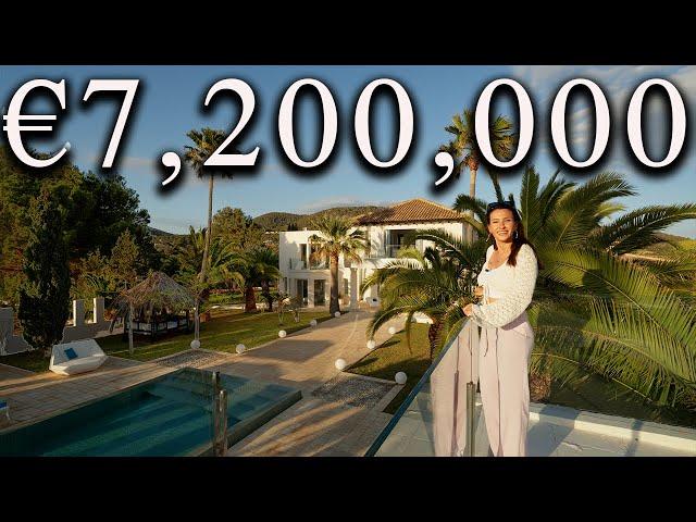 Inside a Luxury Mansion in IBIZA with DJ ZONE, TENIS COURT, JACUZZIS and more !!!