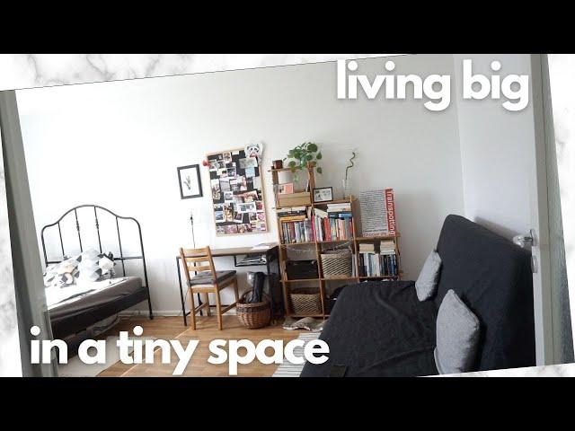 Studio apartment organization tips | How to live big in a small space