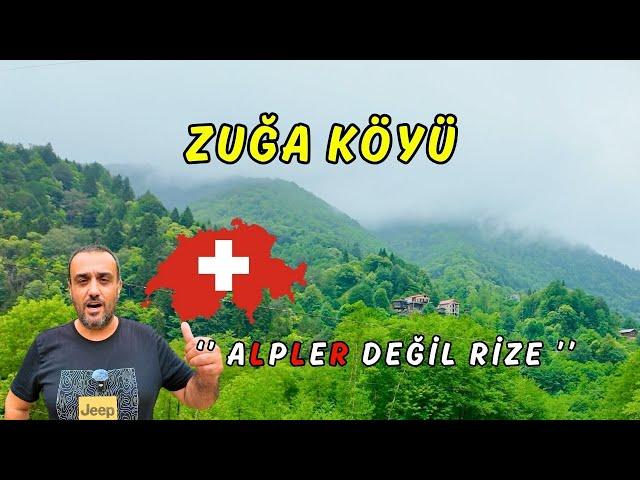 Türkiye'nin Alpleri | ZUĞA KÖYÜ Hemşin Rize | İsviçreliler Bu Köye Akın Ediyor