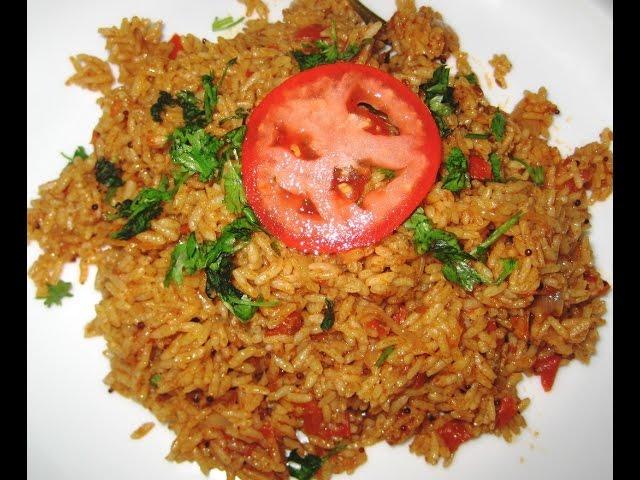 Tomato Rice Recipe /Tomato Bath/Tomato Pulao