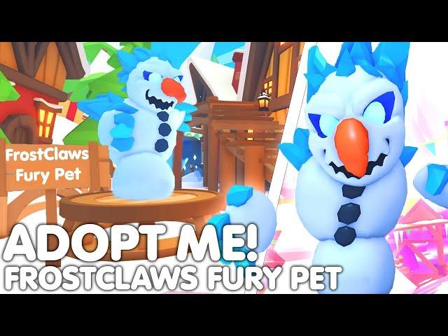 FROSTCLAWS FURRY RETURNS!️ ADOPT ME CHRISTMAS NEW PETS + NEW MINIGAMES RELEASE! ROBLOX