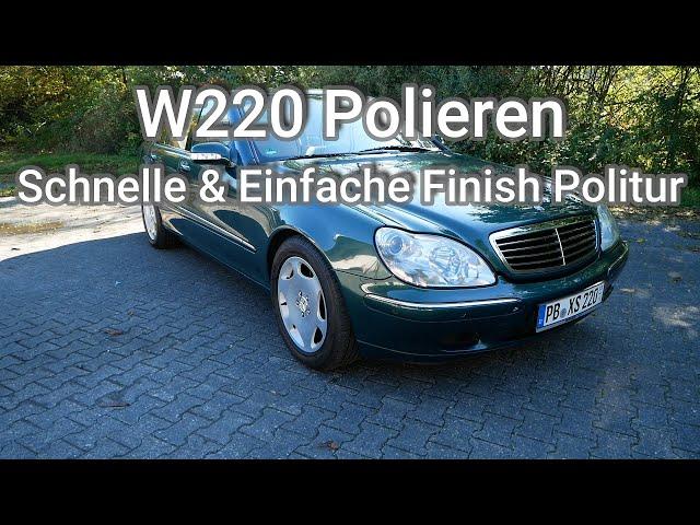 S-Klasse Polieren || Oberflächliche Kratzer schnell & einfach mit der Sonax NP 03/06 entfernen