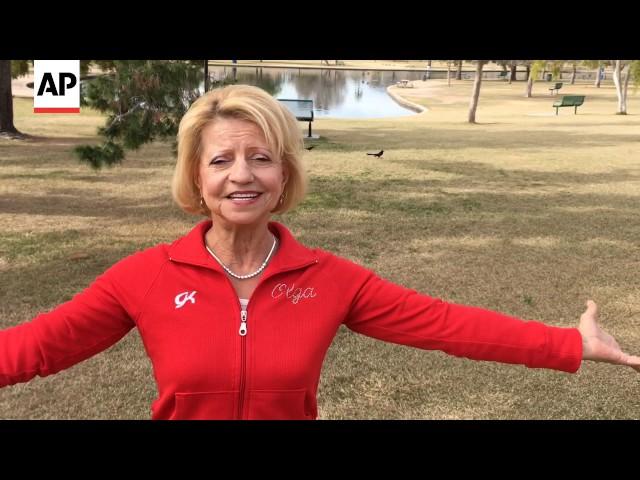 Gymnast Olga Korbut Keeping Fit