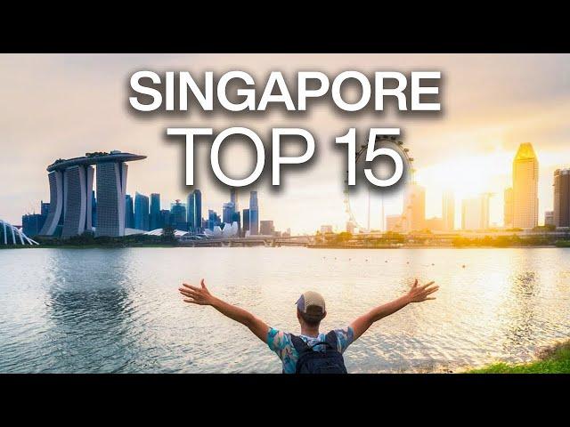 Top 15 things to do in SINGAPORE | Singapore Nightlife 4K