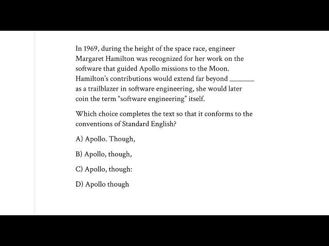 DSAT R&W: Some More "Though" Questions