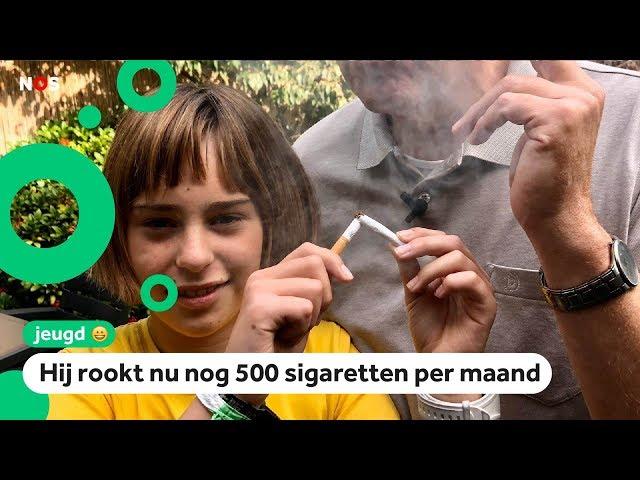 Marilottes vader wil stoppen met roken tijdens Stoptober