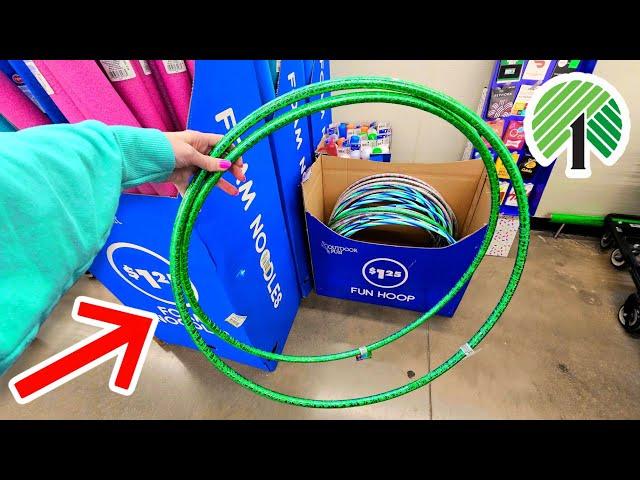 Use cheap Dollar Tree hula hoops to DIY gorgeous home decor & decorations!