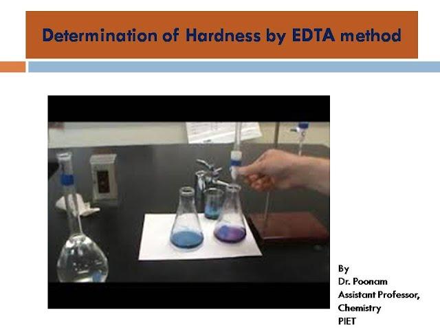 Demo on Experiment "Determination of Hardness by EDTA method"