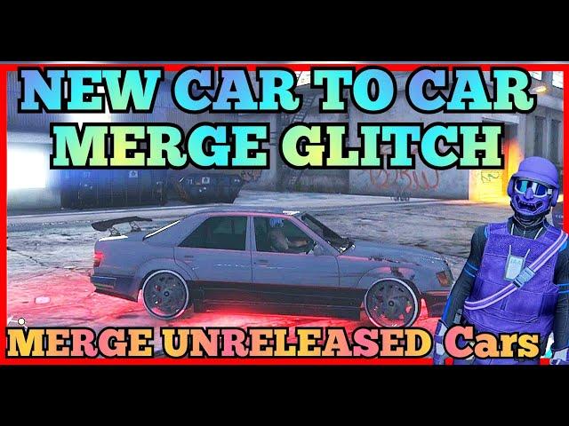 NEW CAR TO CAR MERGE GLITCH UNRELEASED CARS MERGE 100% WORKING GTA5 BENNYS F1S MERGE GLITCH GTA 5 