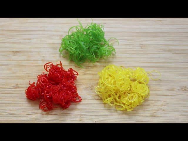 How to cut a bell pepper  How to make a decoration from a pepper peel
