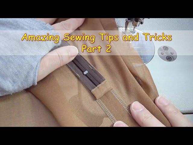 Amazing Sewing Tips and Tricks Part 2| Senjyu