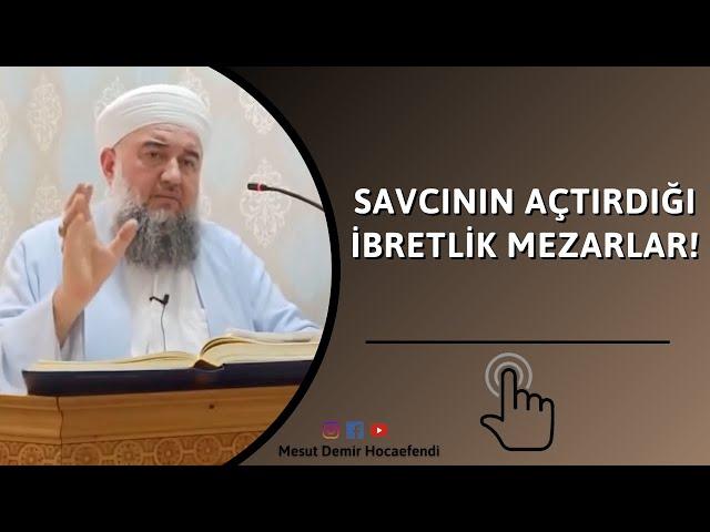 Savcının açtırdığı ibretlik mezarlar!