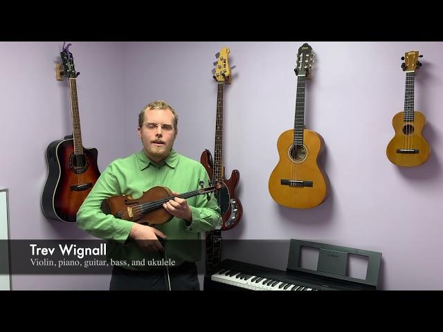 Trev Wignall: Violin instructor at Notasium Cary