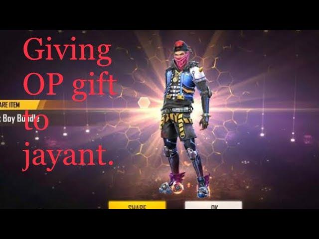 In this video i send one op gift to my squad mate jayant. He was really so much happy.