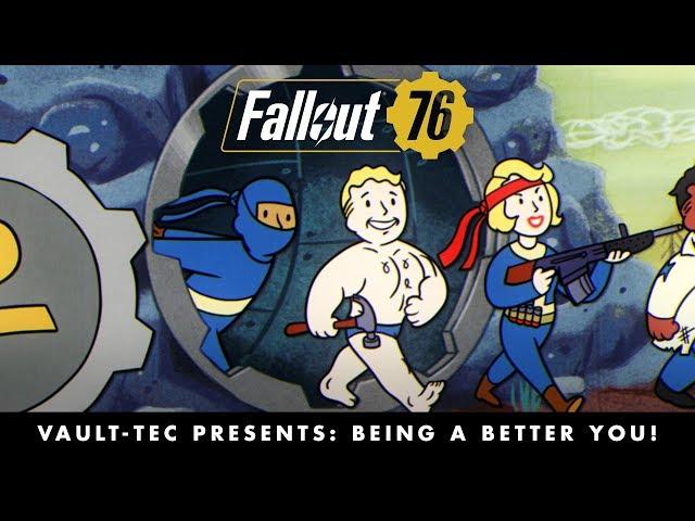 Fallout 76 – Vault-Tec Presents: Being a Better You! Perks Video PEGI