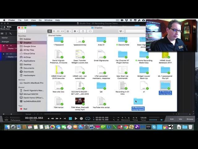 Recording in Studio One Made Easy: Other Menu Functions